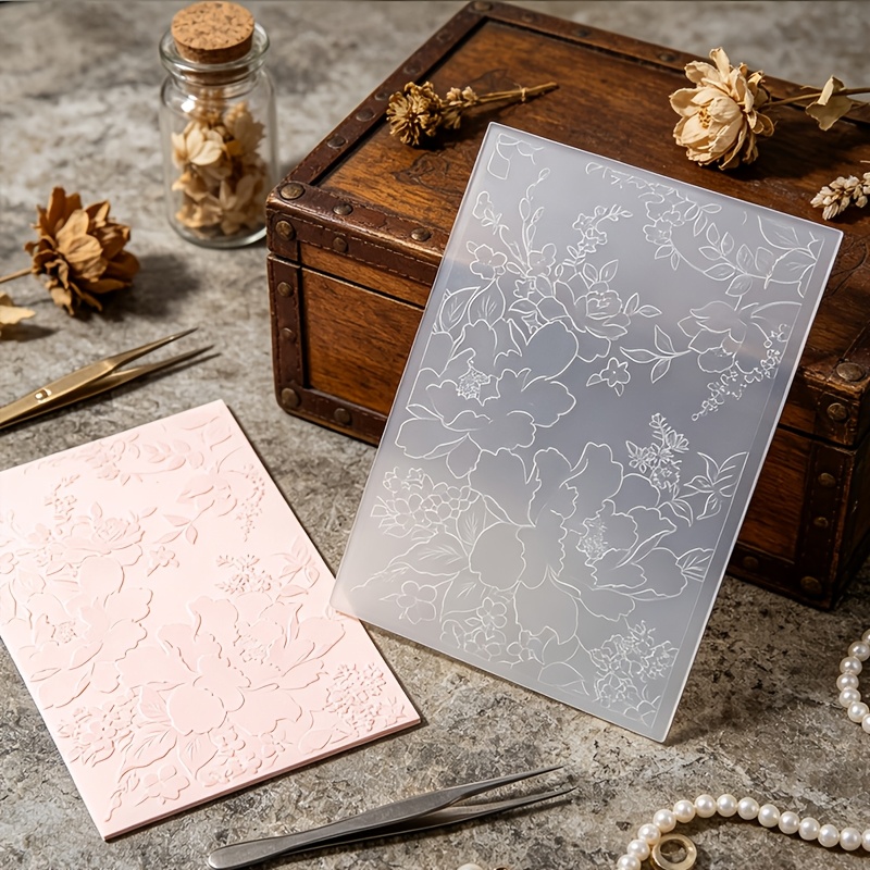 embossing folders card sold on Temu United States