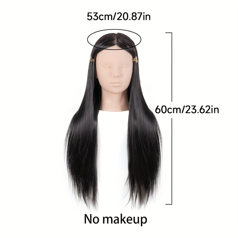Salon Practice Head Model for Hair Styling