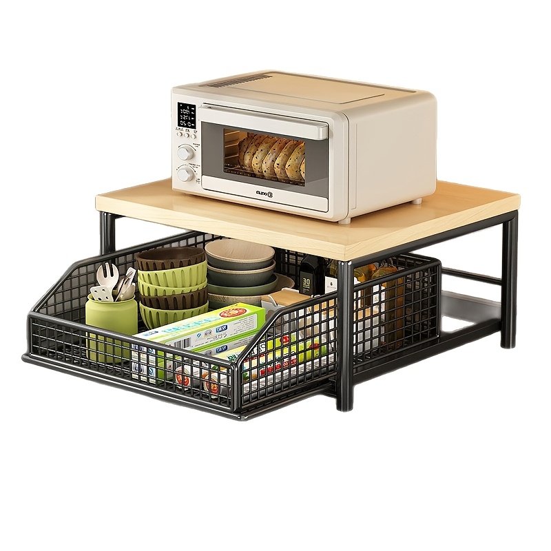 Image of Coffee Pod Drawer Holder, Coffee Machine Storage Rack, Home Kitchen Counter Coffee Bar Organizer, Storage Basket Drawer (black)