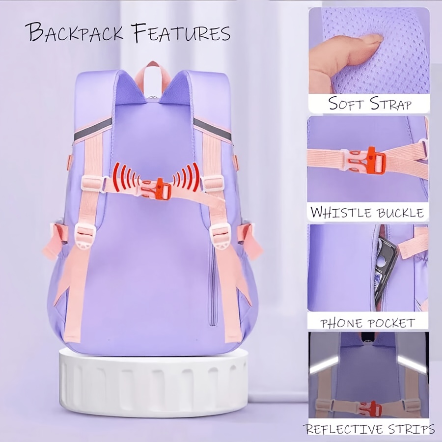 school bag featuring 8 card slots a pencil case - Temu