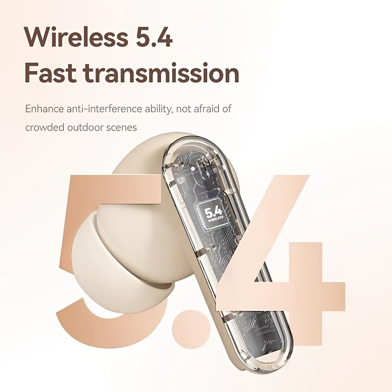 Touch Control Wireless Earbuds with LED Display - HiFi Stereo Sound, Lightweight & Compact Design for Gaming, Running & Cycling