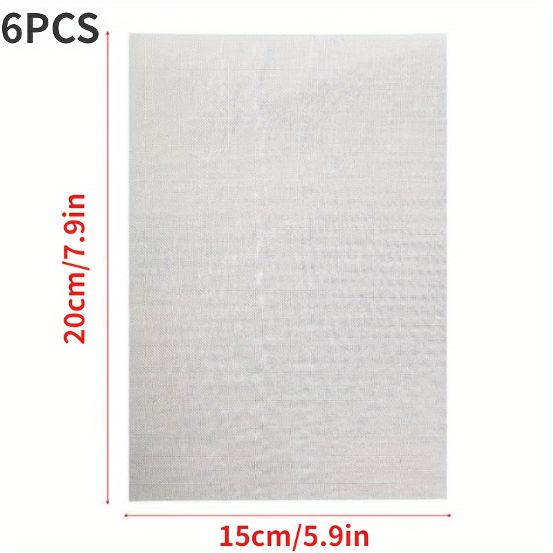 TEMU 6- Stainless Steel Repair For Gm – Durable Metal Patching Net For Plastic Crack Repair, High-temperature For , , Welding – Placement Repair Kit