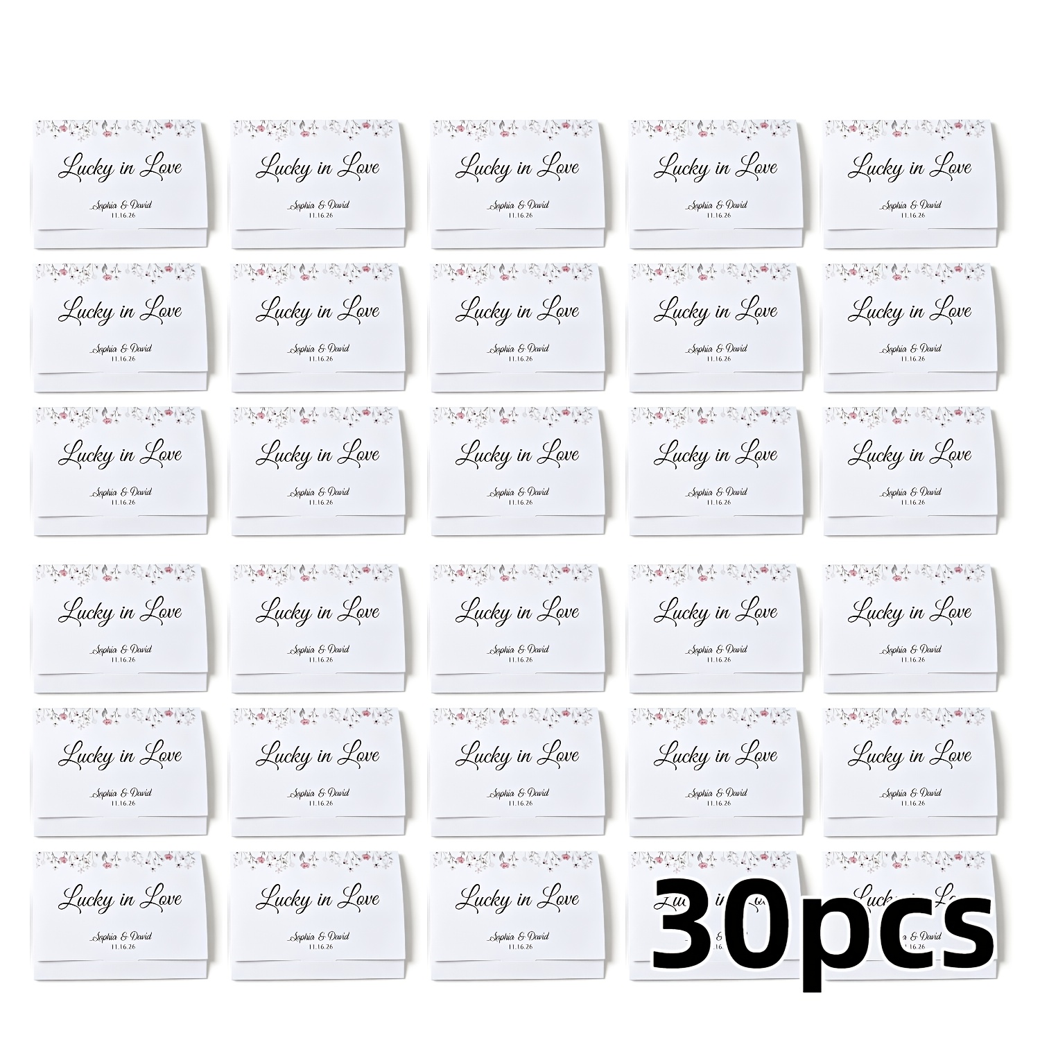 TEMU Custom Scratch Holder, Personalized With Couple Names And Wedding Date, Vintage Wedding Guest Favor Souvenir, Ideal For Bridal Shower Engagement