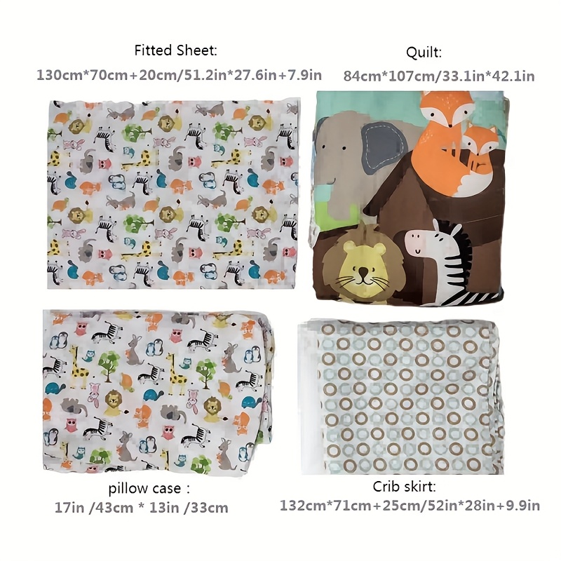 Set of Four Polyester Sheets Featuring 'In The Same Boat' Design