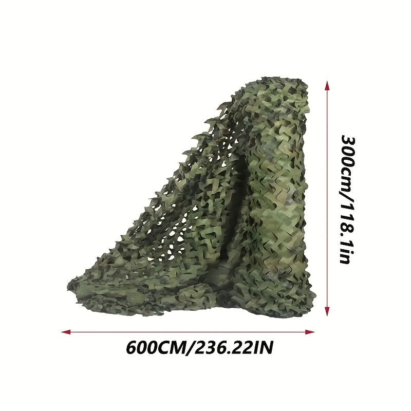 Image of Outdoor Eave And Courtyard Garden Thick Camouflage Privacy Net, Reinforced Roof Sunshade Net, Garden Privacy Protection Screen, Camouflage-colored Mesh Fabric