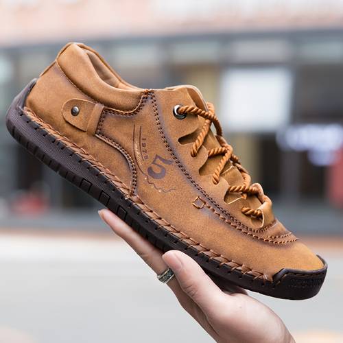 mens plus size outdoor sports fashionable mens shoes classic business casual shoes with lace mens shoes are very suitable for office work casual british mens shoes