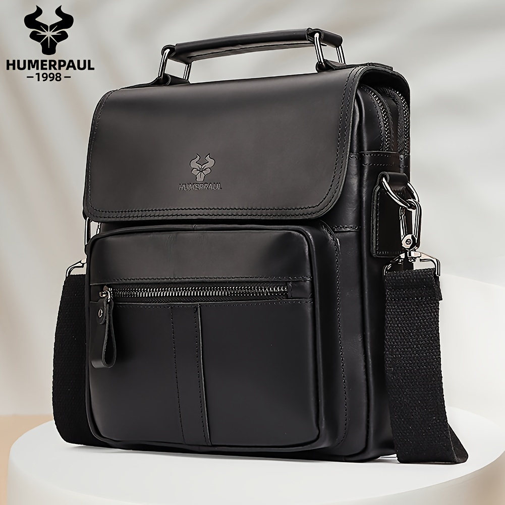 vintage leather sling leather messenger bags for men