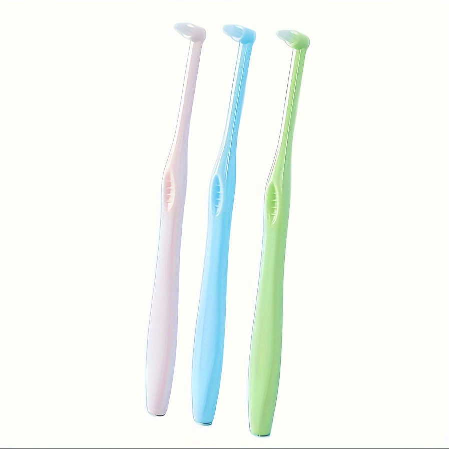 

1pc Orthodontic Toothbrush, A Toothbrush With Soft Bristles And A Pointed Tip For Orthodontic Cleaning