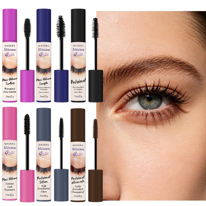 1pc Volumizing Mascara - Waterproof and Sweatproof, Smooth and Easy to Apply, Fine Creamy Texture, Defines Lash, Effortless Volume, Long and Lightweight, Holiday Gift
