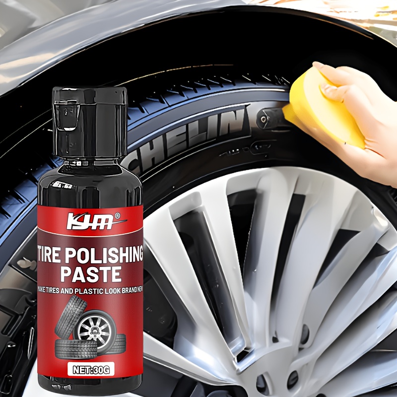 long lasting automotive liquid tire wax gloss enhancer blackening anti aging protection car renovation   magic renewal wax