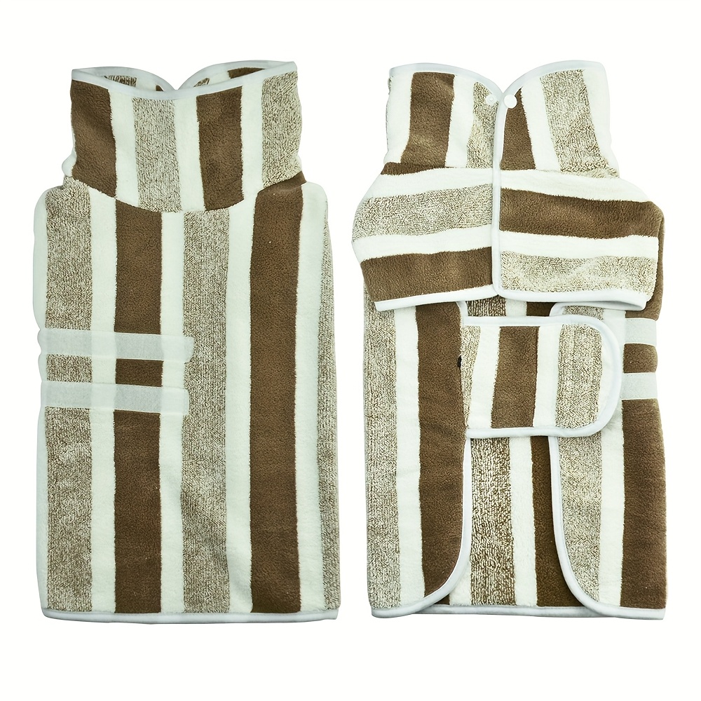 TEMU Peignoir de Séchage pour Chien - Robe de Bain Super Absorbante, Vêtement d'Hiver Chaud pour Petits, Moyens et Grands Chiens, Garçon Fille, Pull