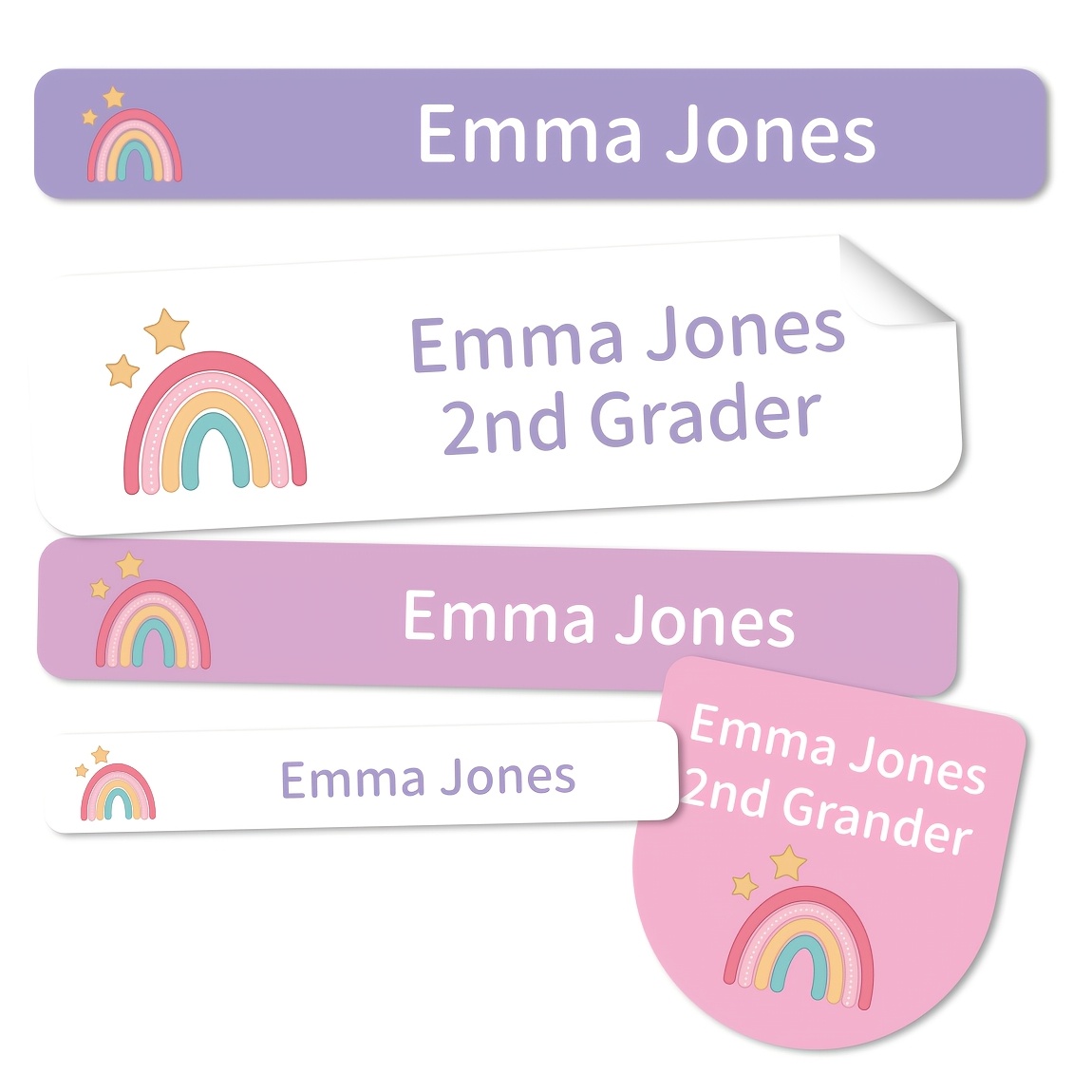 TEMU Productos personalizados (versión ) pegatinas con personalizado, regalos perfectos para , adecuadas para etiquetas en libros, tazas, papelería y