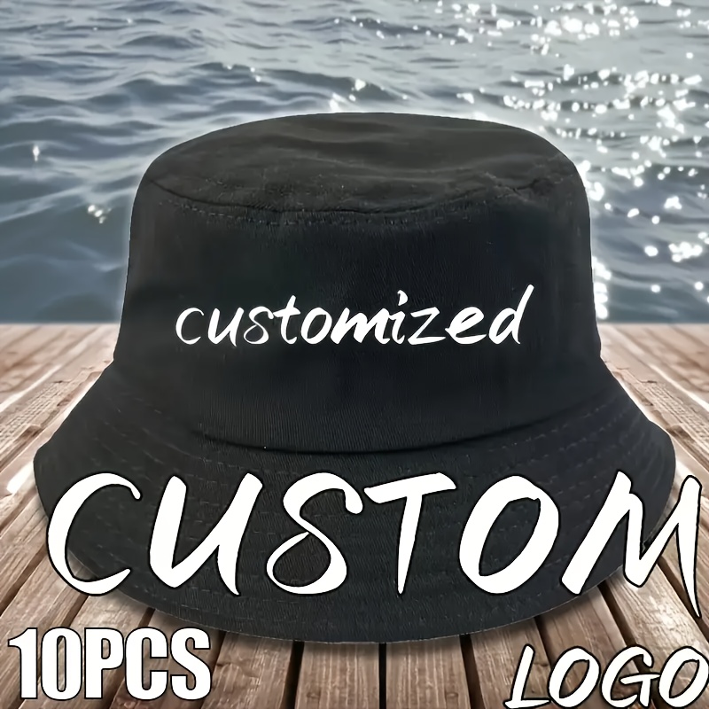 E-shop 10 Stück personalisierbare Premium atmungsaktive kühlende Fischerhüte, unterstützen benutzerdefinierte Bilder/Texte/Logos - Geeignet für Angeln,