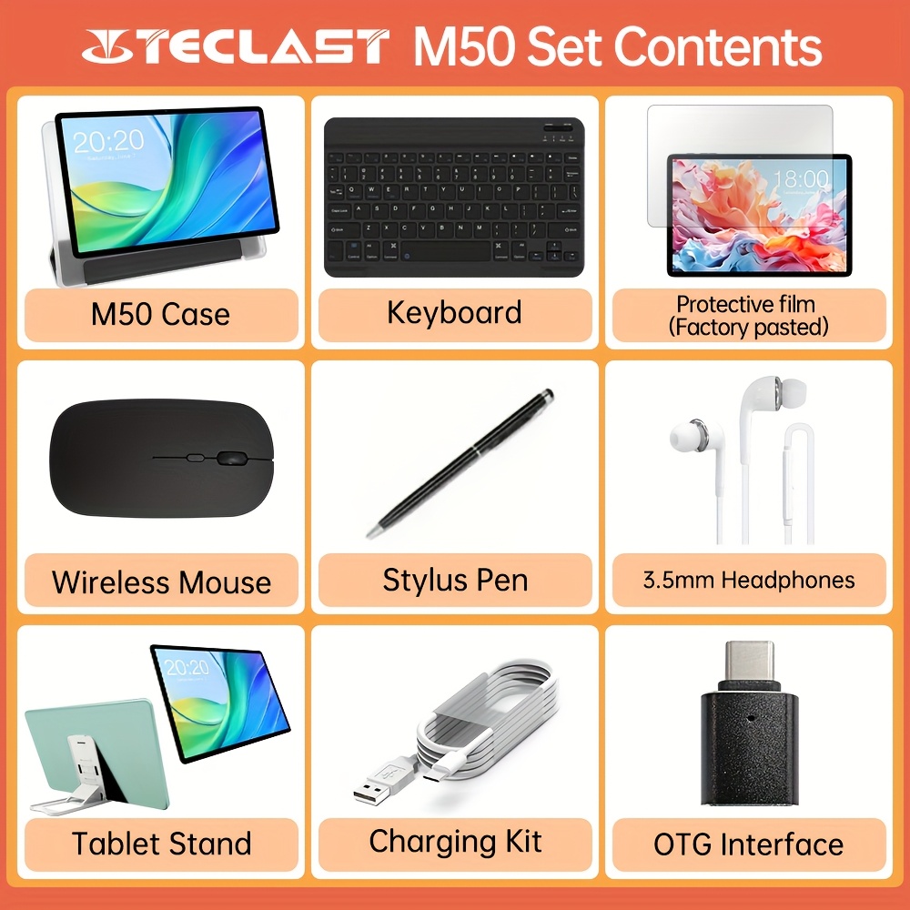 teclast m50 2024 tablet ( t606 8 core 2.0ghz - Temu United Arab 
