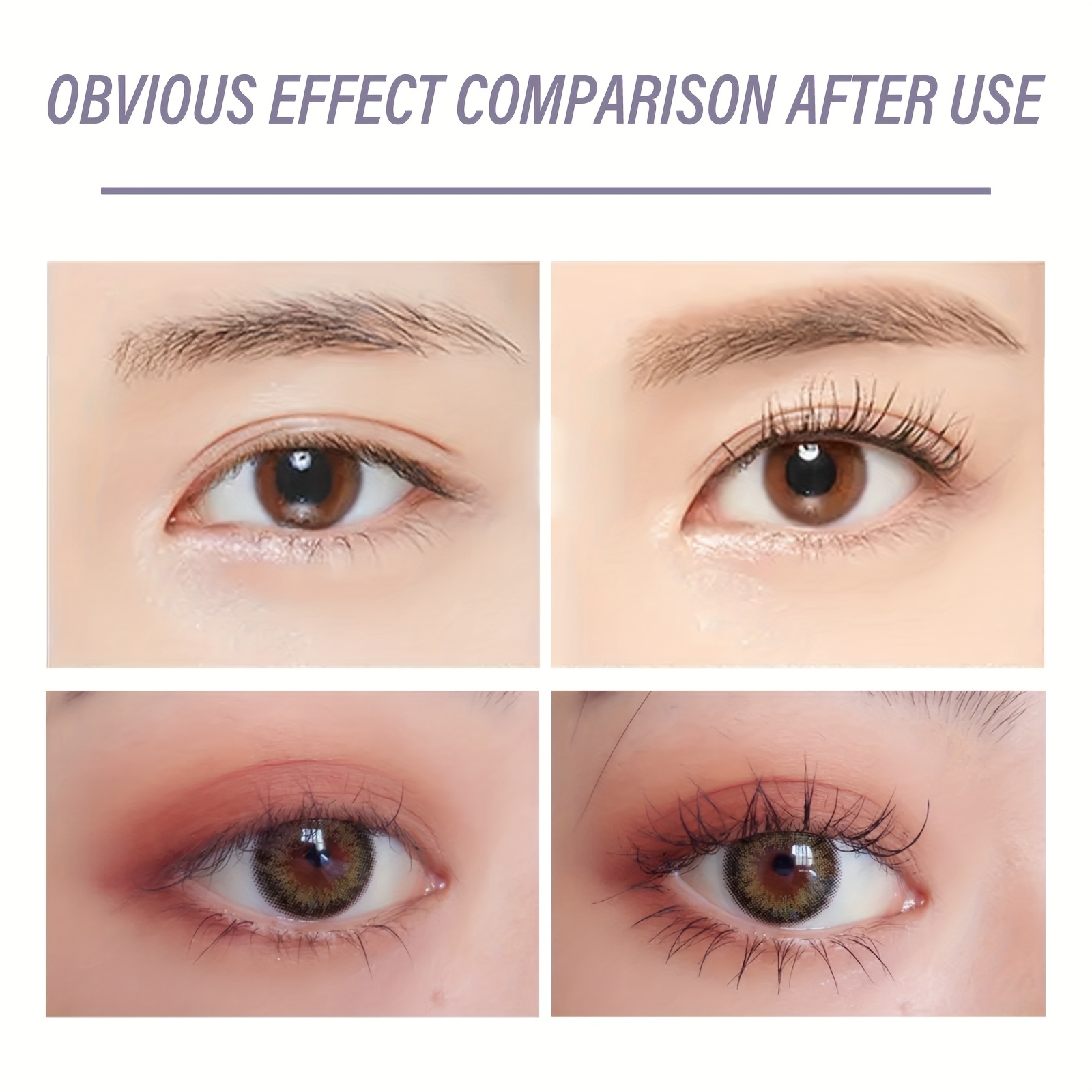 2pcs Sunflower Curling Mascara, Long-Lasting Lengthening & Volumizing, Smudge-Proof, Waterproof, Sweat-Resistant, Plant-Based Squalane Formula for All Skin Types, Black, Gift for Her|Sleek Mascara Tube|Volumizing Mascara