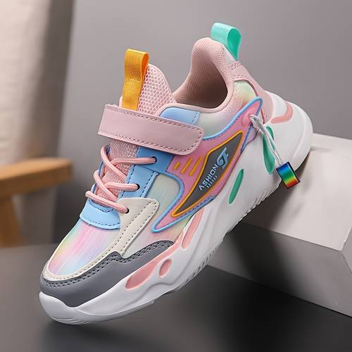 kids lightweight sneakers boys girls running shoes with closure non slip eva sole breathable sneakers for toddler to early teens purple blue accent school easy on fastening closure footwear stylish kids footwear kids footwear school children