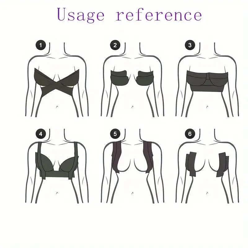 4 Pcs Stick-On Lifting Bra Tape, Self-Adhesive Invisible Push Up Bodytape,  Women's Lingerie & Underwear Accessories