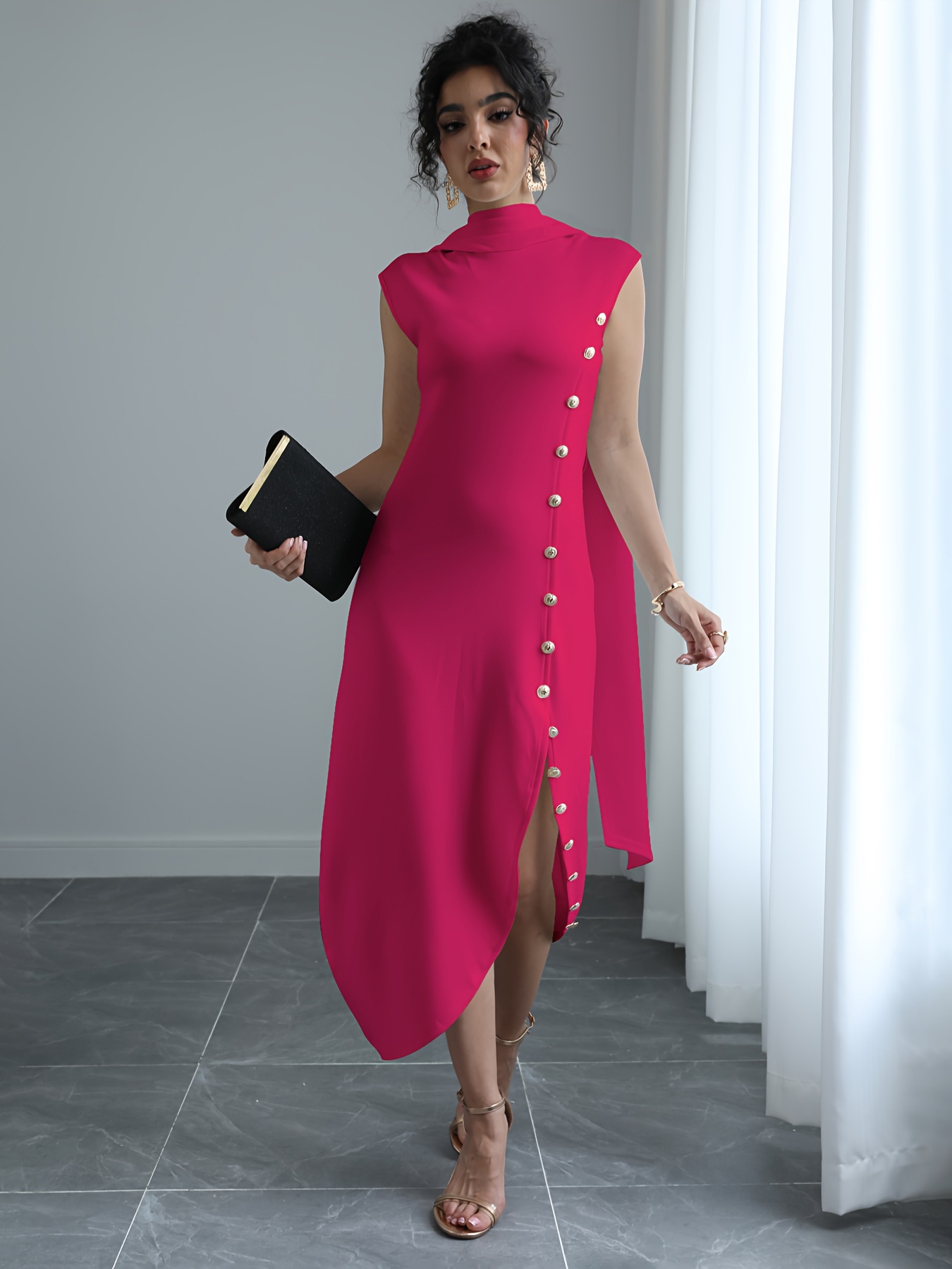 long evening dresses with train A-line Sweep Train Burgundy Prom Dress With Beaded Sequins PSK295 US18 / Custom Color