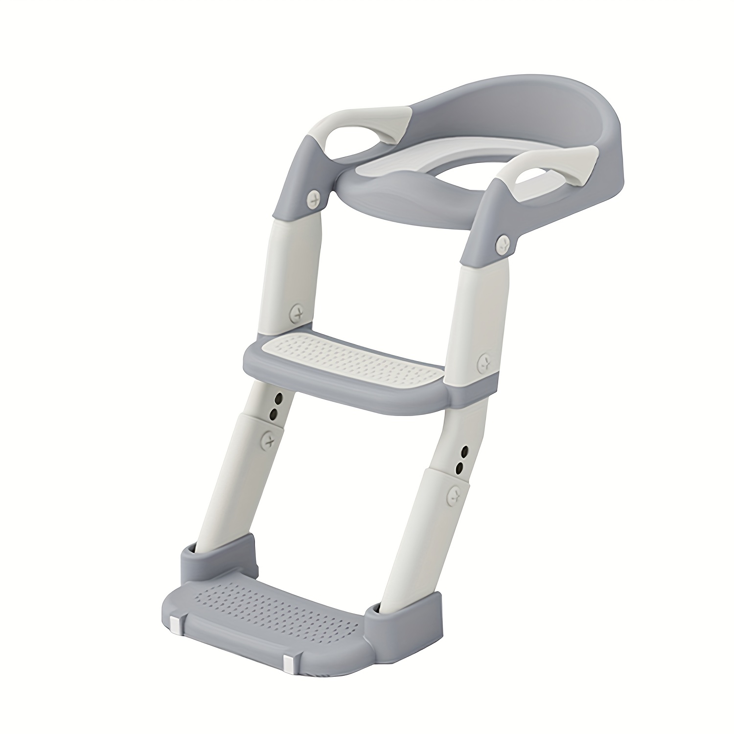 3-in-1 Adjustable Height Portable Anti-slip Pad Durable For Diaper Baby Toilet - Mixed Colour