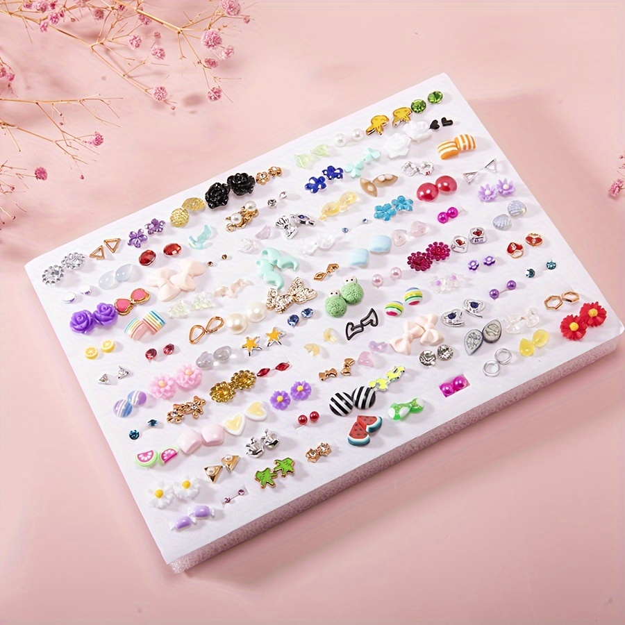 

200- Mixed Set - Plastic Ear , No Plating - Assorted Styles , Butterflies, And For And Jewelry