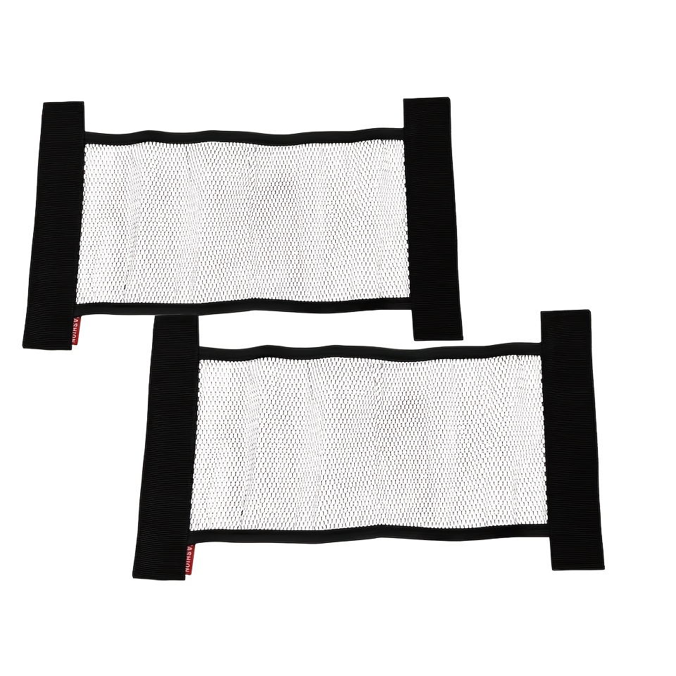 TEMU 2pcs/set Car Trunk Fixed Net Pocket For Miscellaneous Items - Large Capacity Expandable Luggage Storage And Organizing Net Pocket, Design