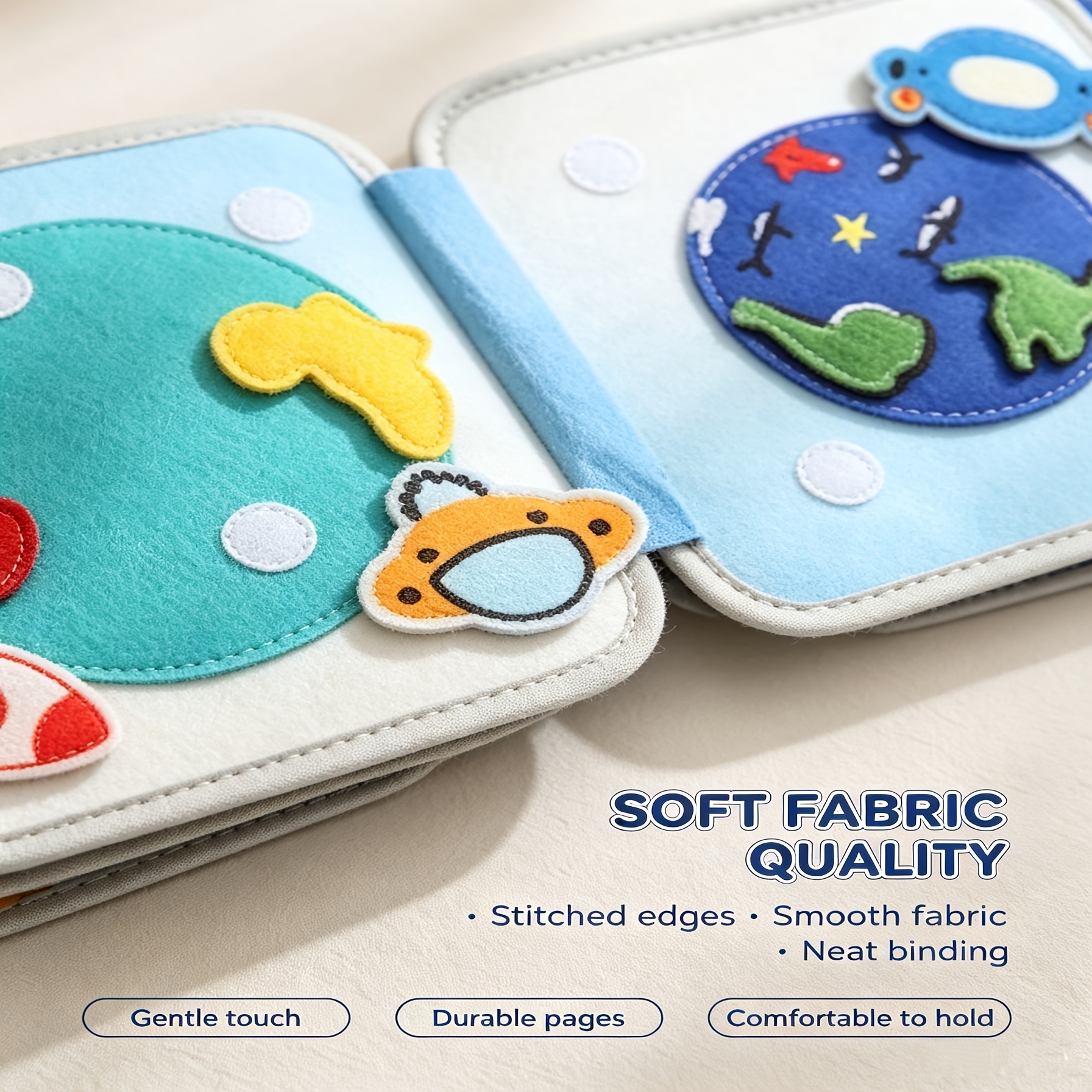 3D Cloth Book for Cognitive Learning and Interactive Play