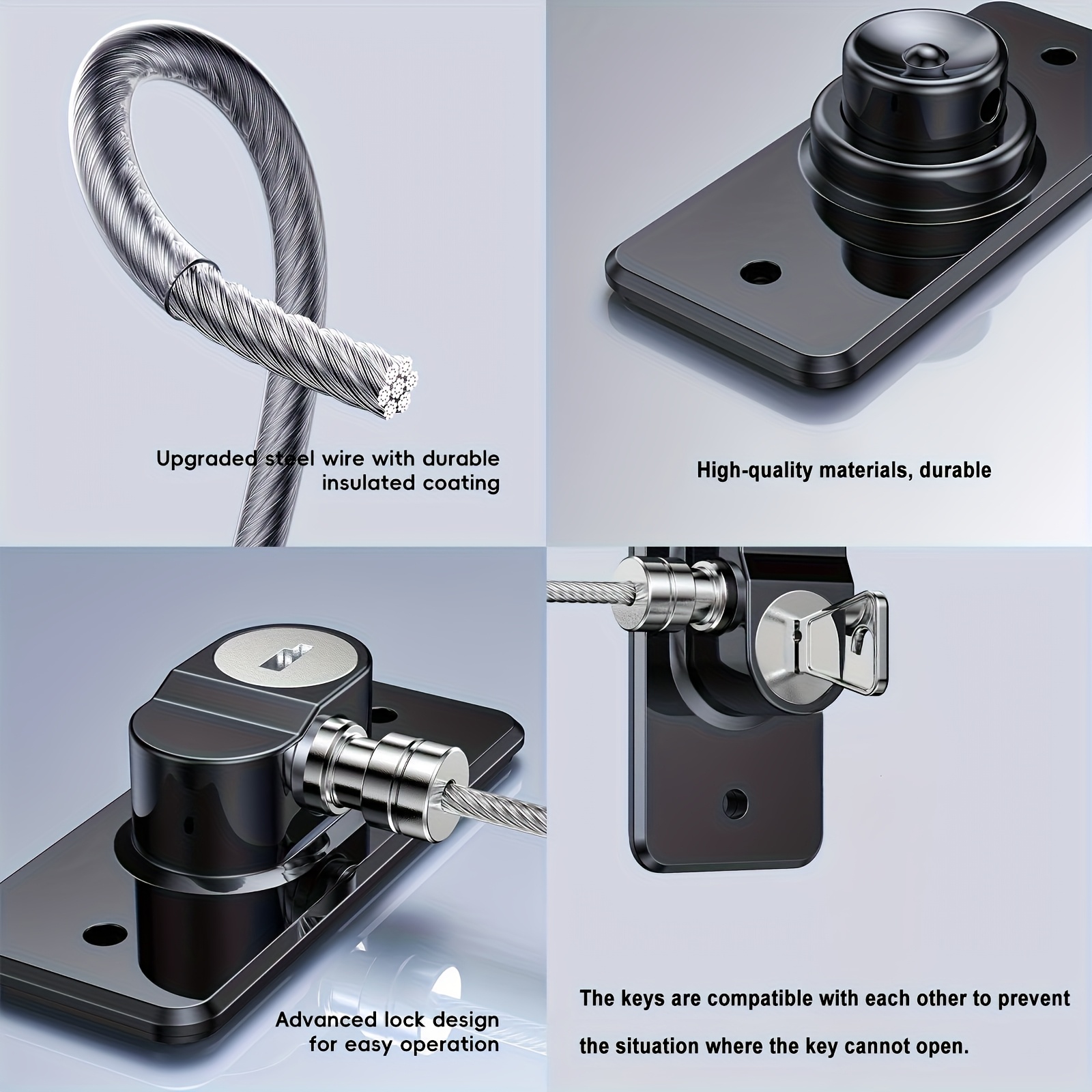 White Safety Latch Lock for Refrigerator