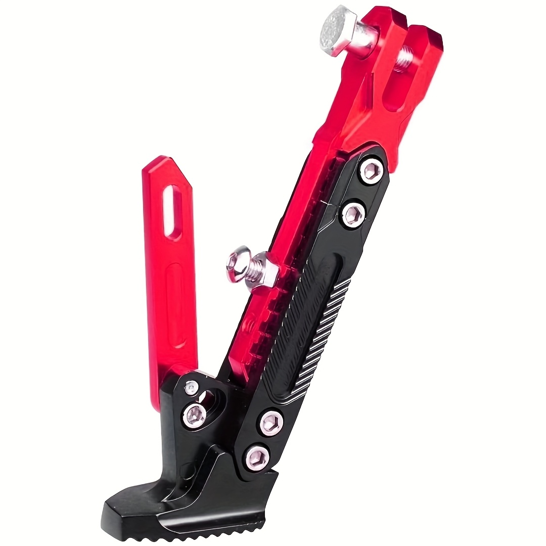 TEMU An Adjustable Motorcycle Stand - Made Of Durable Aluminum Alloy, Suitable For Street Bikes, With A Weight Capacity Of Up To 150 Kg, Stand That