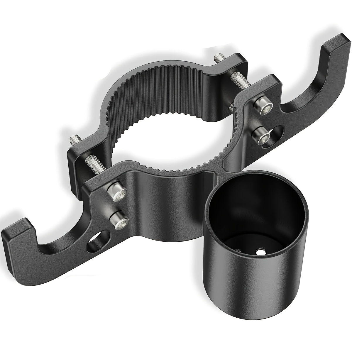 TEMU Heavy Duty Trailer Chain Holder And 7-way Plug Organizer, Durable Aluminum Rv Tongue Jack Accessories, For 2' And 2-1/4' Tongue Jacks