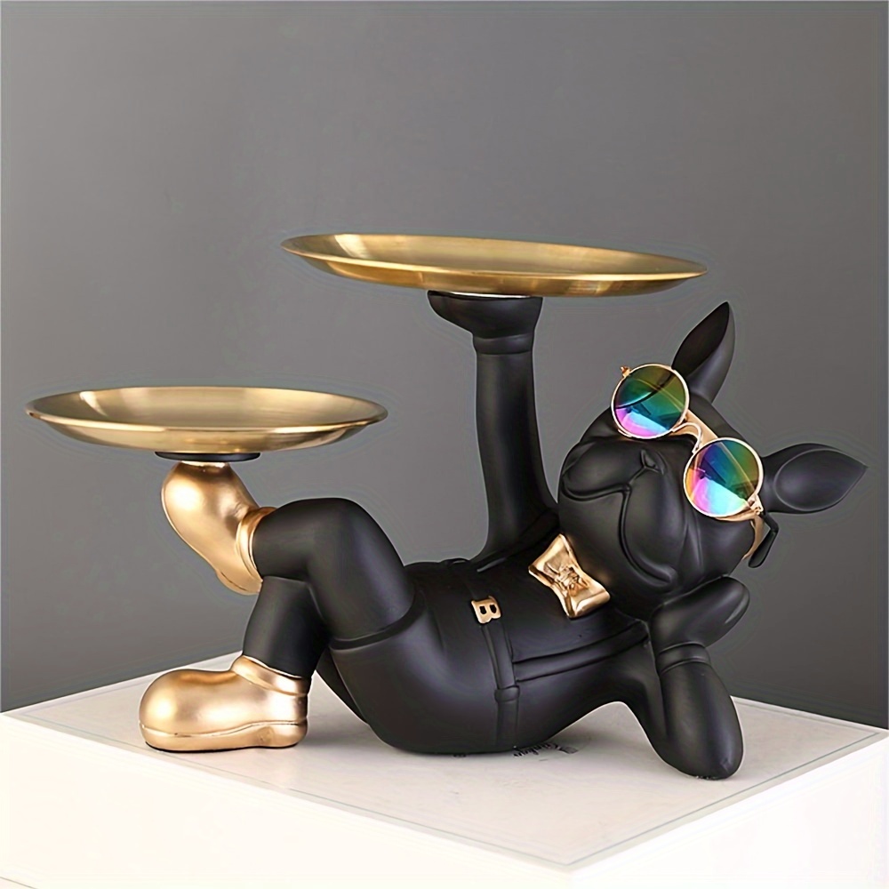 

Figurines Dog Key Jewelry Statue Desk Table Decor Accessories