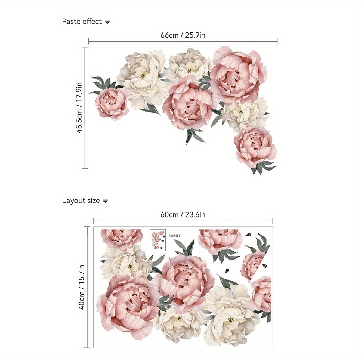 1pc Sticker, Wealth And Decorative Wall Sticker, Pvc Peel-and-stick For Bedroom Tv Background Wall