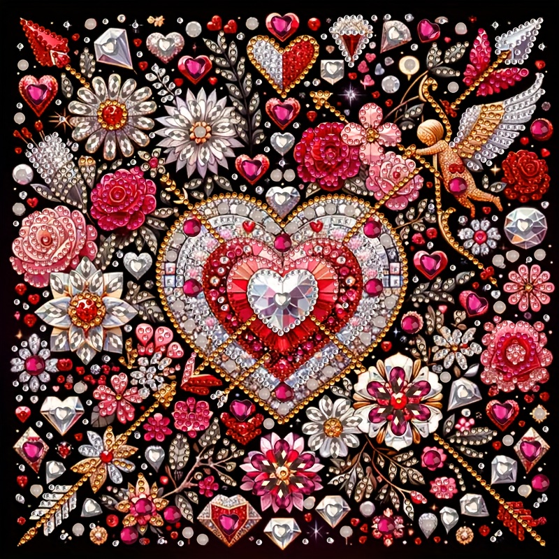 

5d Diy Kit - Round Embroidery , , & Decor