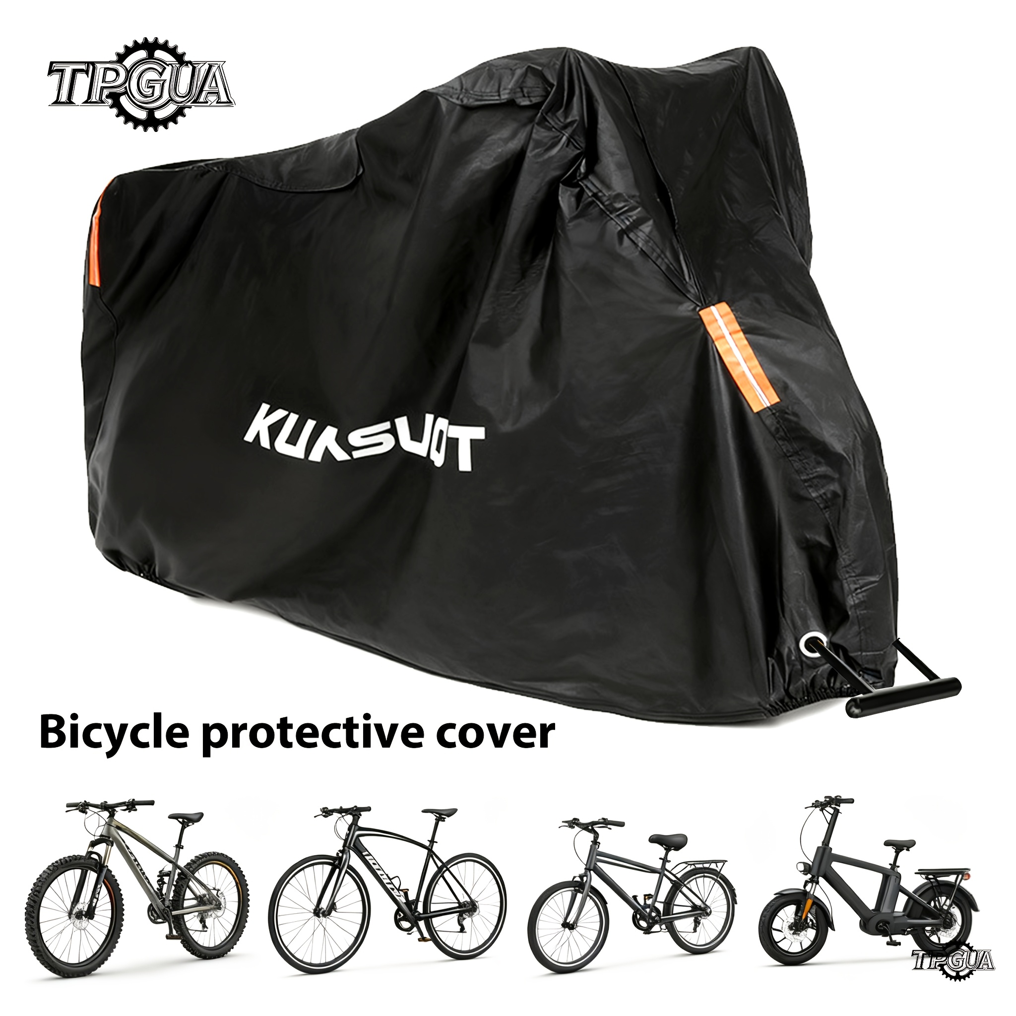 bike thickened waterproof cover   bike protection cover full coverage universal dust cover single bike sun protection gear