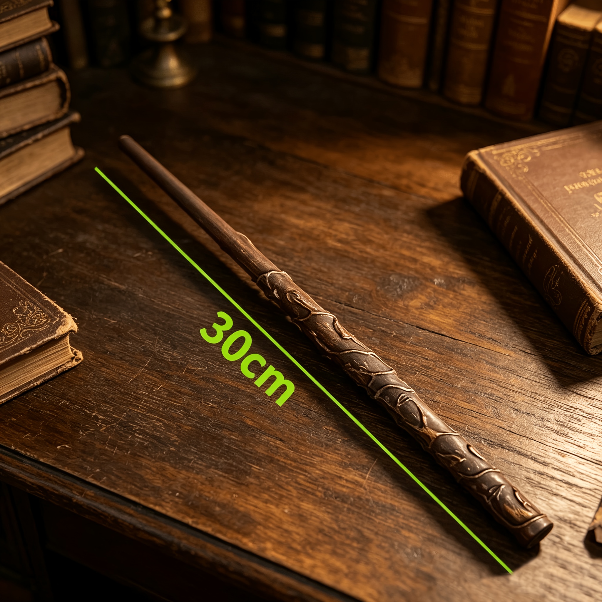 TEMU 1pc Harry Potter Wand, Hermione Wand, Dumbledore Wand, Wizard Magic Wand, Made Of Resin, With , Halloween Role-, Christmas Gift, Suitable For