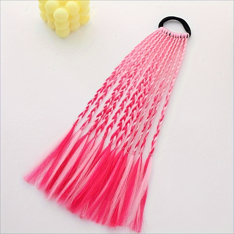 12 Braids Women' Braids Fried Dough Twists Braid Hair Ponytail Fashion Performance Style Headdress