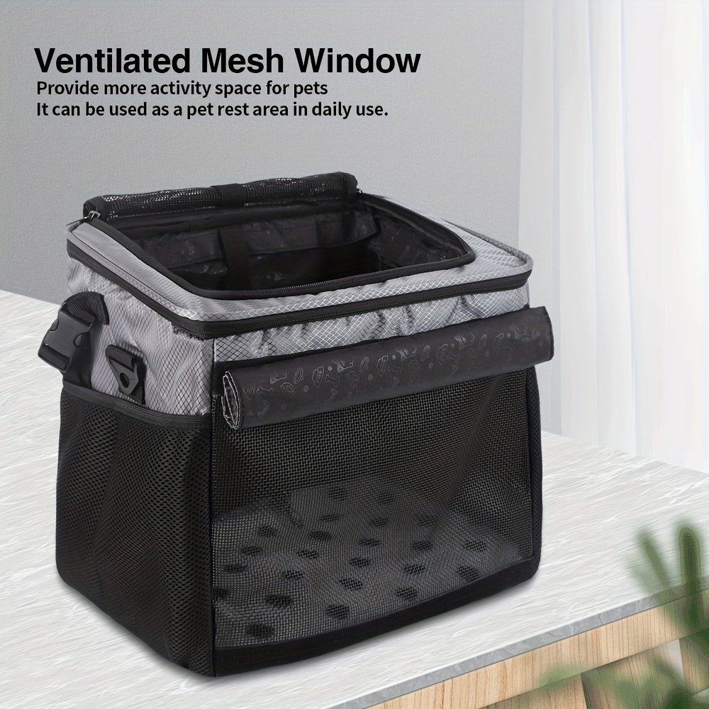 canasta bicicleta impermeable perros portadora asiento Temu