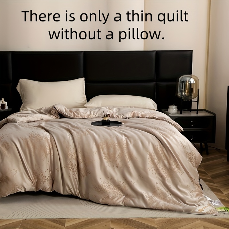 TEMU Edredón 100% de - Edredón Fino a , y Transpirable, Tejido Jacquard de Satén, , y Lujoso, Adecuado para Todas , para la Decoración del Dormitorio