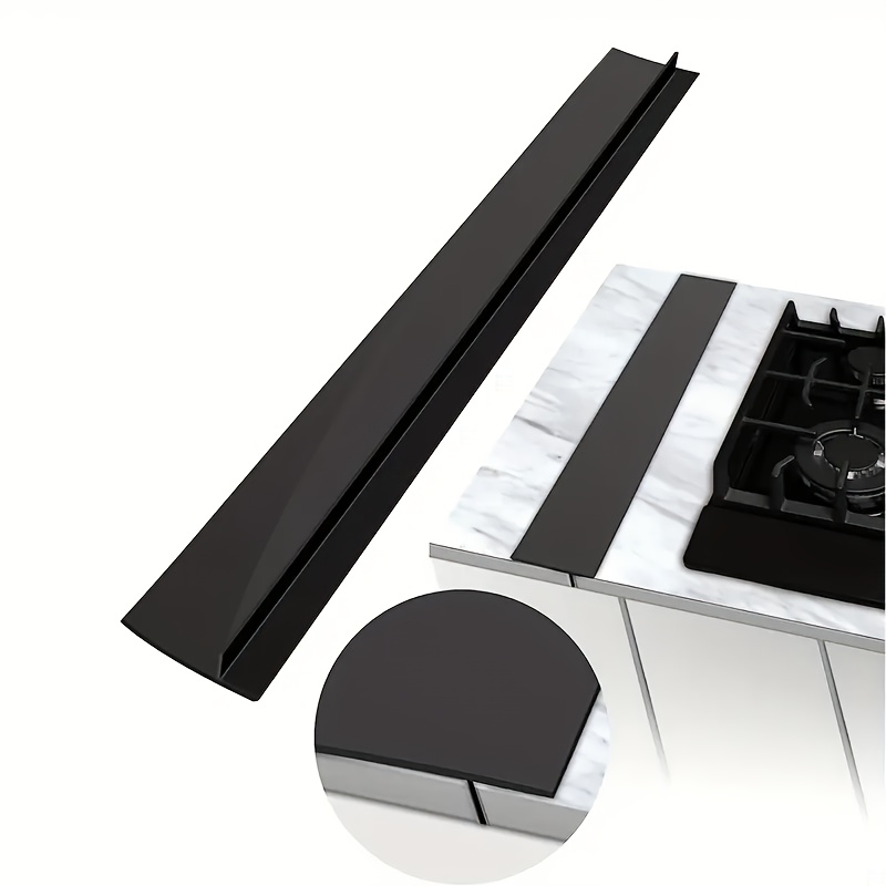 2pcs Silicone Kitchen Gap Covers - Heat, Water & Stain Resistant - Perfect for Sealing Spaces & Keeping Countertops Clean