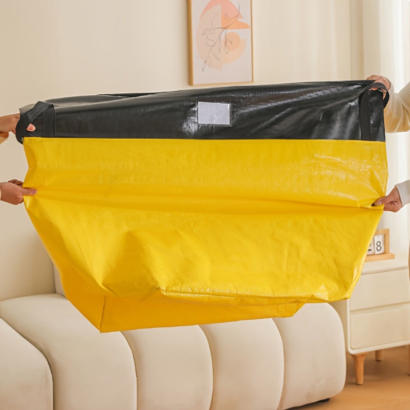 6-Pack Heavy Duty Waterproof Moving Storage Bags