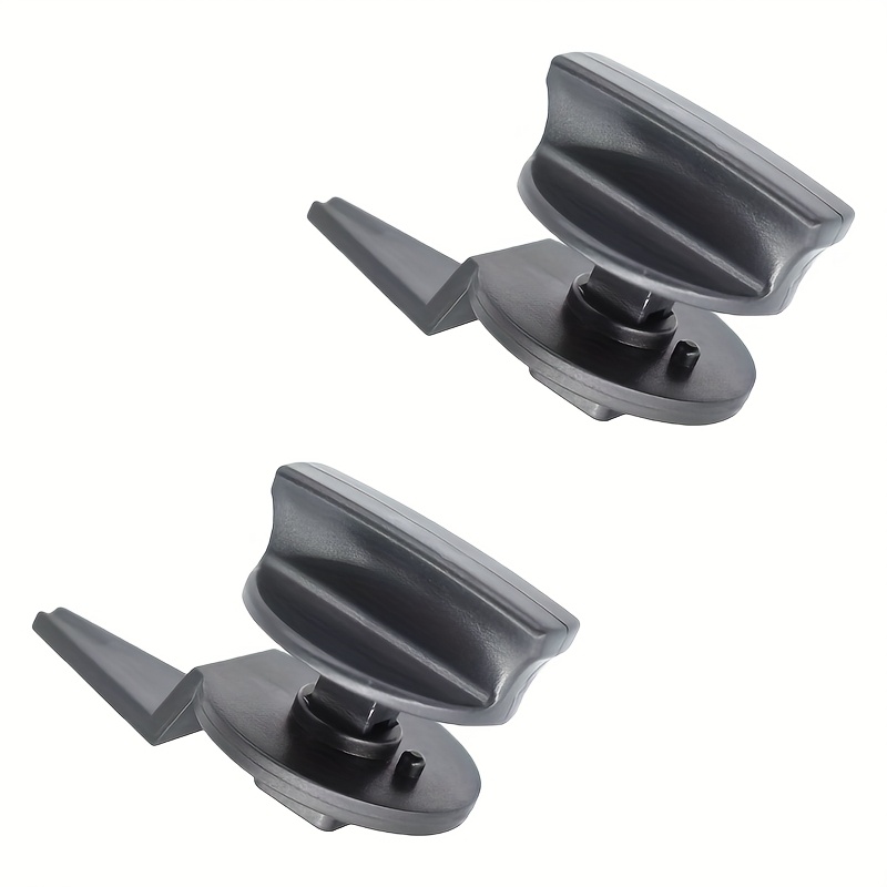 Image of Set Of 2 Car Emergency Triangle Knob Button Holders, Compatible With For A5, S5, Q7, Seat Alhambra, For Vw Bora, Caddy, Golf, Jetta, , , Tiguan, And , Part Numbers 3c9867467 And 3c9867468