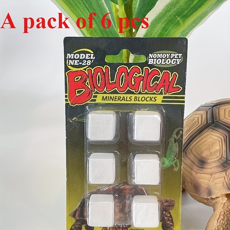 6 Natural Calcium Stones And Mineral Blocks - Calcium Carbonate, Smooth Edges Suitable for Shrimp, Hermit Crabs, Turtles, Snails, Frogs - Aquarium And Glass Cover Decoration - a Source of Calcium Supplement for Healthy Shell Growth And Ph Balance