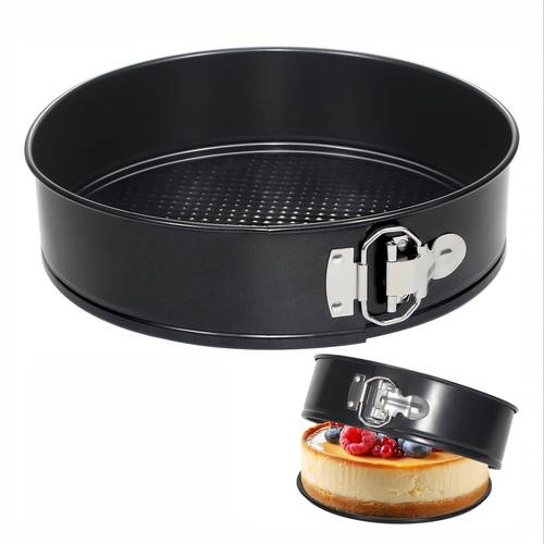 1 4pcs lockable non pans baking trays round cake molds kitchen tools