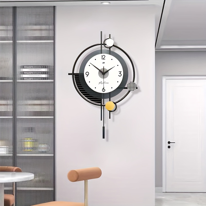 Clock Hanging Room And Dining Room, Simple Decoration Clock, Silent Wall Hanging Fashion Creative Clock