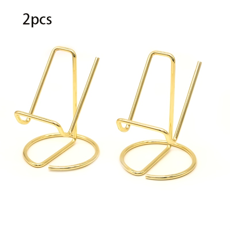 TEMU 2 soportes de metal para teléfono, estantes de exhibición de hierro para teléfono, soportes de escritorio de oficina para teléfono, soportes