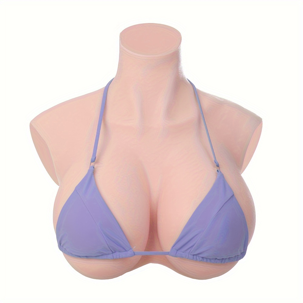 B/c/d /f Cup Realistic Silicone Breast Forms Round Neck - Temu United  Kingdom