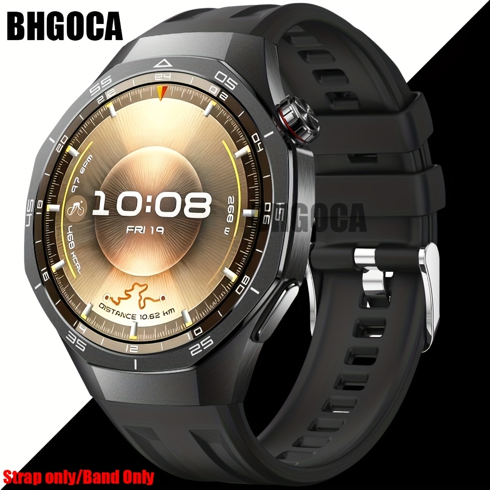 TEMU Cinturino in silicone per Huawei Watch GT6 Pro 46mm, bracciale per Huawei Watch GT 6 Pro 46mm, aggiunte per cinturino da polso per smartwatch