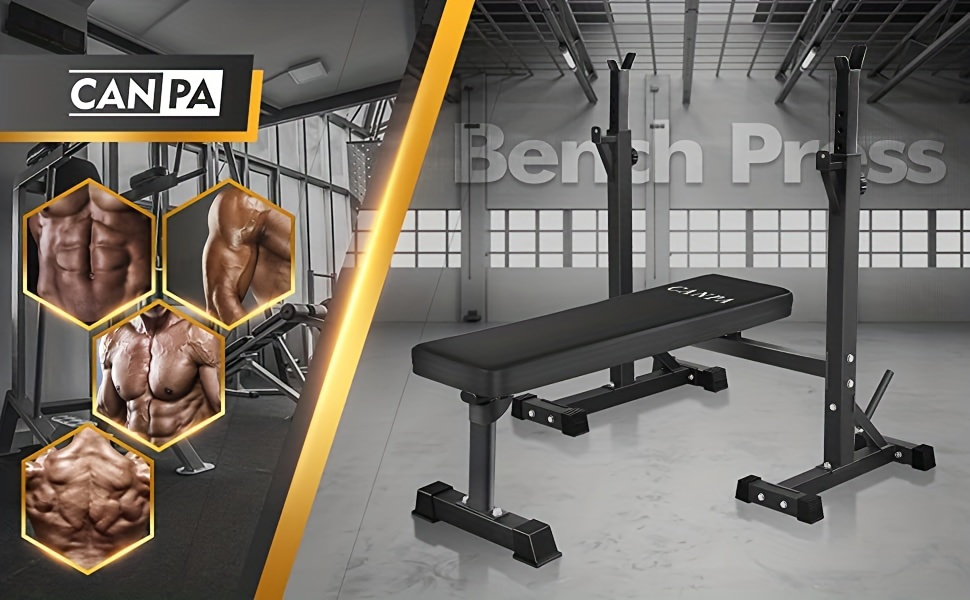 Adjustable Workbench Olympic Bench | Powertec | Home Gym