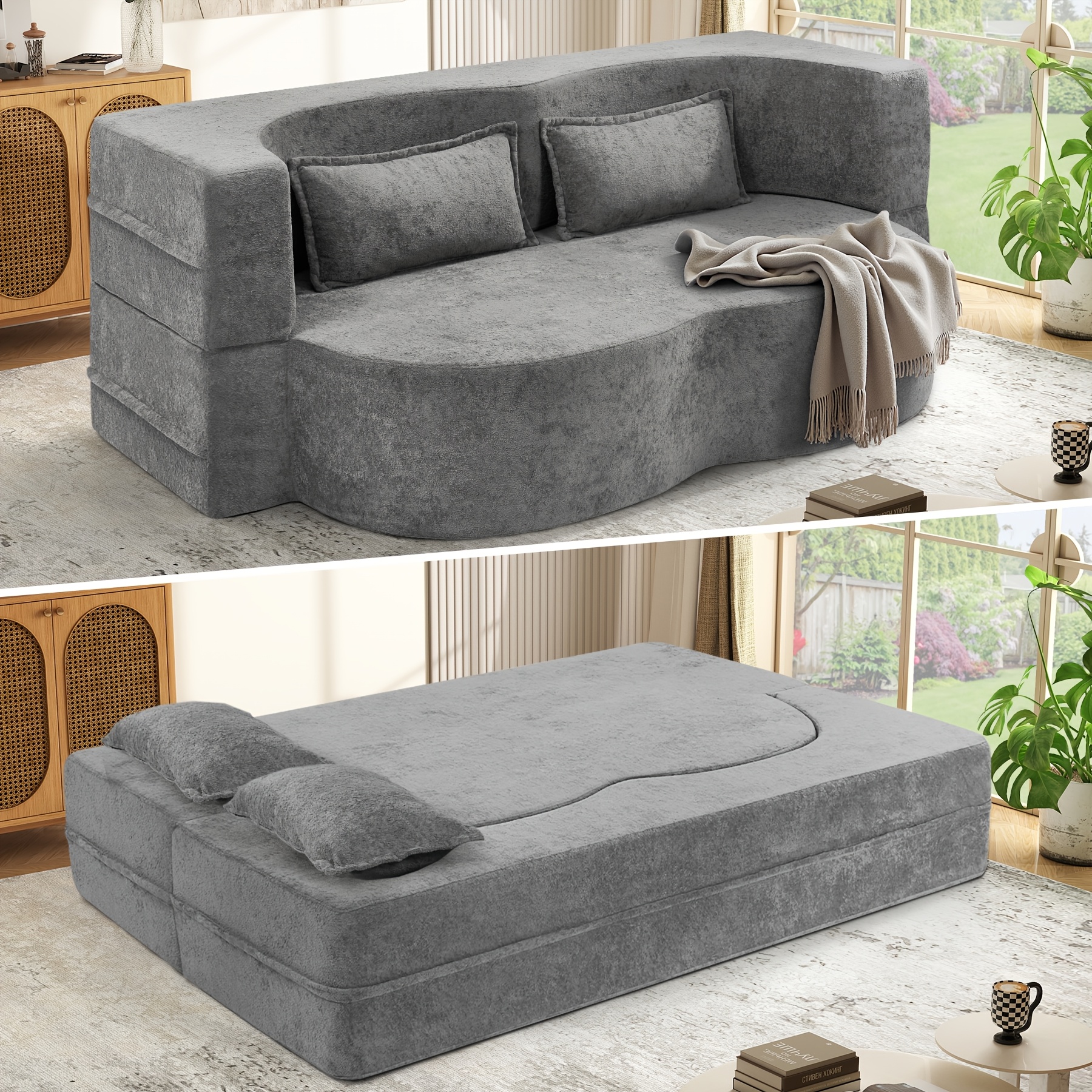 Convertible Folding Sofa Bed, 78