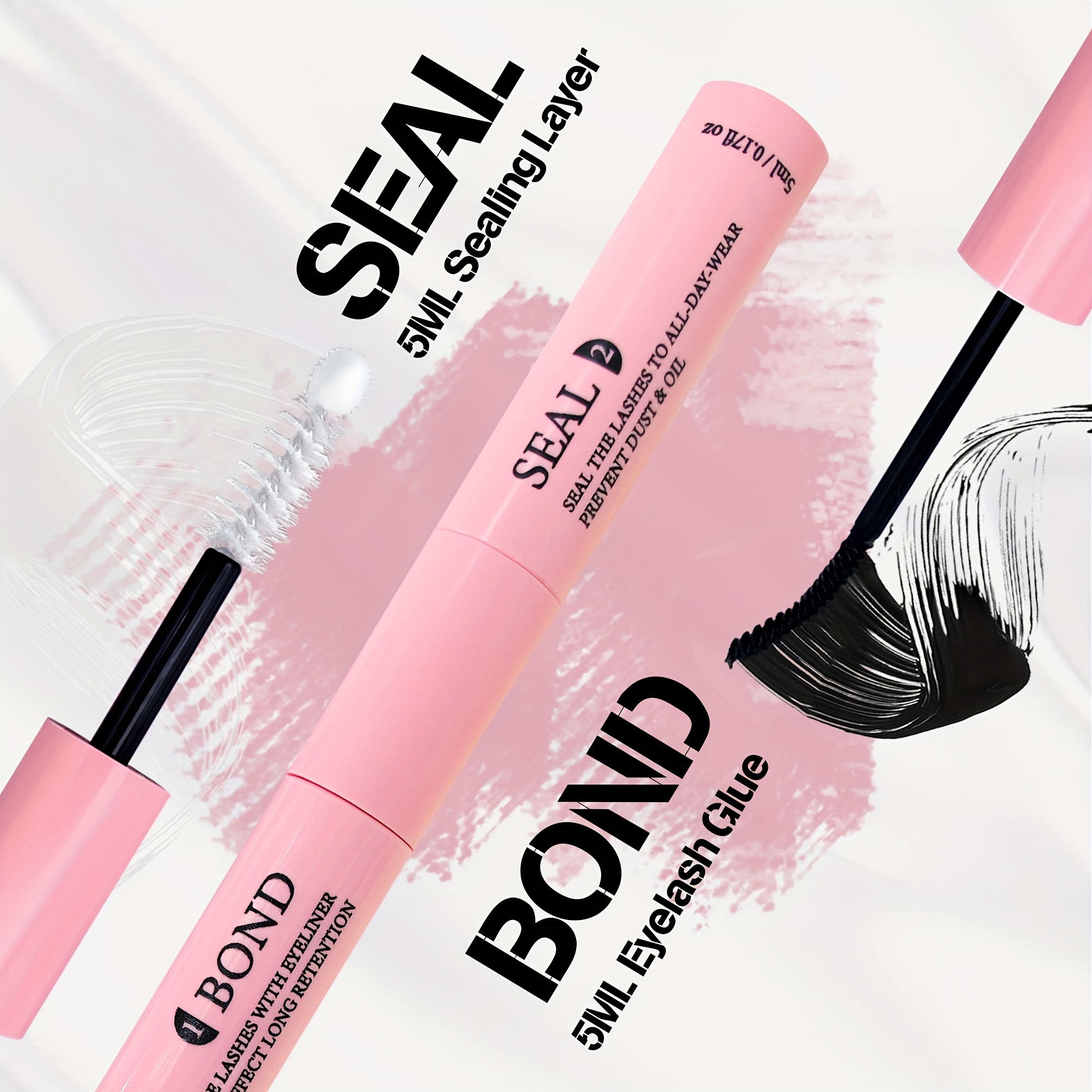 Eyelash and - 10ml, Waterproof, Sweat-proof, Fragrance-free, Suitable for All Kinds of False Eyelashes, Beginner-friendly Makeup Tools, Home Use, Makeup Essentials, Suitable for Daily Use/Halloween/Christmas/Travel