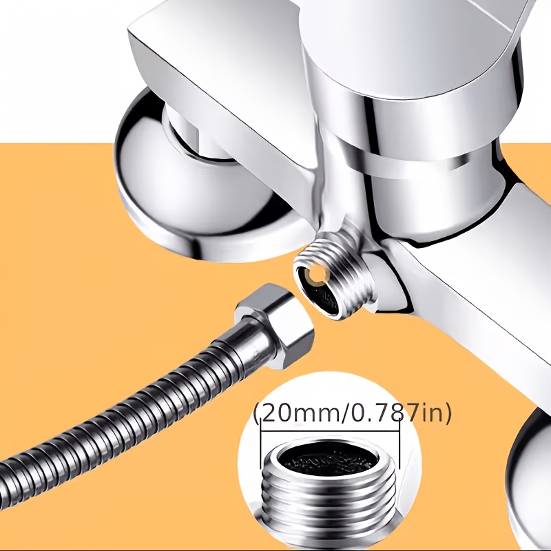 Modern Wall-Mounted Shower Head with Hot/Cold Mixing Valve